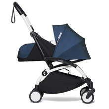 Шасі біле Babyzen YOYO² з комплектом Plus 6+ (капюшон, матрацик) + комп.люлька AF Blue Air France/Синій: Тип коляски Универсальная коляска (2-в-1)