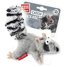 Игрушка для кошек GiGwi Енот с кошачьей мятой Catch & scratch 8 см (75019): Производитель GiGwi