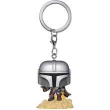 Игровая фигурка на клипсе Funko POP! cерии Мандалорец – Мандалорец с бластером: Тип Игровая фигурка