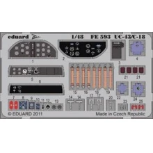 Фототравление Eduard 1/48 Самолёт UC-43/C-18, интерьер, самоклеящийся (Roden) (EDU-FE593): Производитель Eduard
