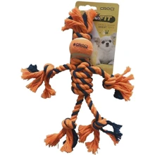 Игрушка для собак Croci Канатный человечек с мячом 25 см (C6098742): Производитель Croci