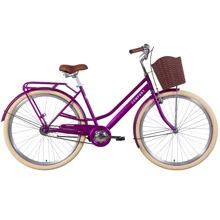 Велосипед Dorozhnik COMFORT FEMALE 2021 28" фиолетовый (OPS-D-28-196): Материал рамы Сталь