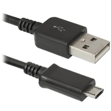 Кабель Defender USB Cable to microUSB 1m Black (87473): Тип USB Cable - microUSB