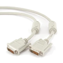 Кабель и переходник Cablexpert DVI - DVI (M\M) Dual link 24/24 3 м белый (CC-DVI2-10): Тип кабель