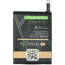 Аккумулятор Gelius Pro 4000mAh (BL-234) for Lenovo Vibe P1m,P90,A5000,P70A: Производитель Gelius