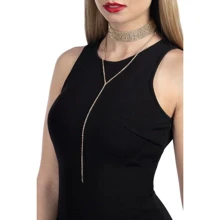Колье со стразами Bijoux Pour Toi - Emma Gold: Для кого Для женщин