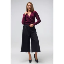 Брюки FLFashion Дебют ТКД 2721 48 черные: Сезон Демисезон