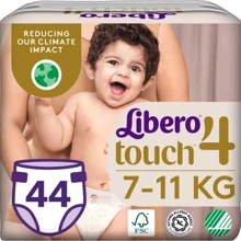 Підгузки Libero Touch 4, 44 шт: Тип Подгузники