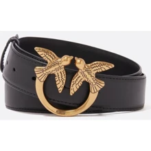 Женский ремень PINKO LOVE BERRY H3 BELT VITELLO SET размер M чёрный (100125A0F1Z99Q): Пол Женский
