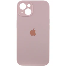 Чехол для iPhone Mobile Case Silicone Case Full Camera Protective Chalk Pink for iPhone 15 Plus: Цвет розовый