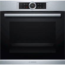 Духовой шкаф электрический Bosch HBG675BS1: Объем, л 71