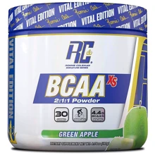 Амінокислота для спорту Ronnie Coleman BCAA XS 2: 1: 1 192 g / 31 servings / Green Apple: Смак Зелене яблуко
