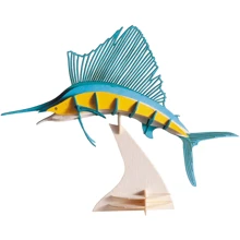 Риба вітрильник Sailfish Fridolin 3D модель: Вид Флора і фауна