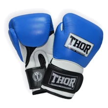 Перчатки боксерские THOR PRO KING 10oz /Кожа /сине-бело-черные: undefined undefined