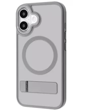 Чехол для iPhone Proove Mainstay Case with Magnetic Ring Gray for iPhone 16: Цвет серый