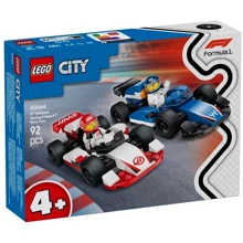 Конструктор LEGO City Автомобили для гонки F1 команд Williams Racing и Haas F1 92 детали (60464): Серия City
