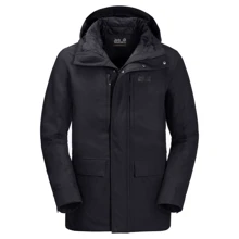 Куртка Jack Wolfskin West Coast Jacket 1110811-6000 48 чорна зимова з капюшоном: Вид куртки