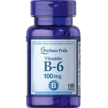 Puritan's Pride Vitamin B-6 (Pyridoxine Hydrochloride) 100 mg-100 Tablets: Тип Витамин B