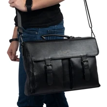 Мужской портфель Giorgio Ferretti черный (201850060a-black): Пол Мужской