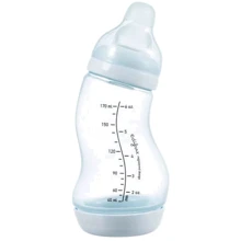 Антиколиковая бутылочка для кормления Difrax S-bottle Natural с силиконовой соской 170 мл Ice (705 Ice): Материал полипропилен