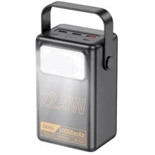 Внешний аккумулятор Hoco Power Bank 60000mAh J110 22.5W Black: Количество USB 4