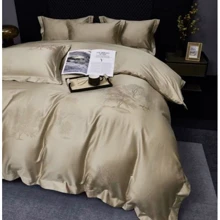 Комплект постельного белья SOHO Boutique Tree Beige Сатин Жаккард евро (6993958): Материал сатин, жаккард