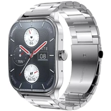 Смарт-часы Amazfit Pop 3S Metal Silver: Дисплей 1.96" AMOLED (410x502) / 331 ppi