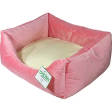 Лежак Luсky Pet Рольф №2 для собак розово-кремовый 50х65х23 см (218168): Тип Лежак