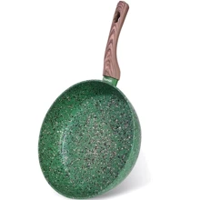 Сковорода глубокая Fissman Malachite 28x7см (14311): Тип сковороды Глубокая