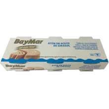 Тунец в подсолнечном масле BAY MAR Atun en aceite de girasol, 150 г (3 x 50 г): Вес нетто 150 г