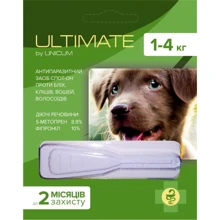 Капли от блох, клещей, вшей и власоедов Unicum Ultimate для собак 1-4 кг 0.6 мл (UL-043): Тип Капли