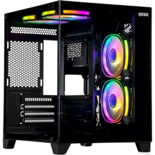 Корпус QUBE REEF ARGB Black (REEF_GBNU3): Форм-фактор материнской платы MicroATX/Mini-ITX