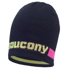 Шапка Saucony Striped Beanie черная (90454-BKSIP): Производитель Saucony