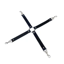 Крестовина из натуральной кожи Art of Sex - 4 Way Connector (черный): Производитель Art of Sex