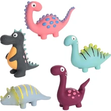 Іграшка з піщалкою для собак Flamingo Puga Dino Динозавр в асортименті S (59113): Виробник Flamingo