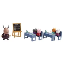 Игровой набор Peppa - ИДЕМ В ШКОЛУ (класс, 5 фигурок): Тип Персонаж мультфильма, фильма