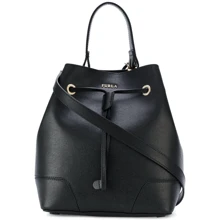 Женская сумка бакет-бэг Furla Stacy S Drawstring черная (772444): Пол Женский