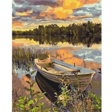Картина по номерам Brushme Лодка в плавнях 40x50 см (BS51980): Производитель Brushme