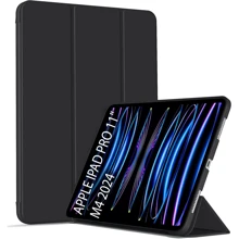 Аксесуар для iPad BeCover Tri Fold Soft TPU Silicone Black для iPad Pro 11 M4 2024 (711744): Колір черный