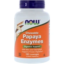 NOW Foods Papaya Enzyme Lozenges 180 tabs: Тип травні ферменти
