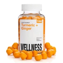 T-RQ Turmeric + Ginger Куркума и имбирь со вкус фруктов 60 жевательных конфет: Форма выпуска Таблетки жевательные