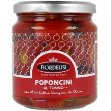 Перець Fiordelisi фарширований тунцем 280 г (8019176102533): Вага нетто 280 г