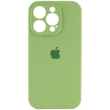 Чехол для iPhone Mobile Case Silicone Case Full Camera Protective Mint for iPhone 15 Pro Max: Цвет зеленый