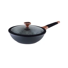 Vinzer Greblon Induction 28см WOK с крышкой (89505): Тип сковороды сковорода ВОК