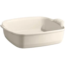 Форма для запекания Emile Henry Ovenware 1.8 л 28x24 см керамическая кремовая (022050): Крышка Нет
