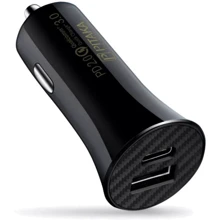 Зарядное устройство Pitaka USB Car Charger USB+USB-C 36W Black (CA2001): Особенности Power Delivery (PD), USB-C