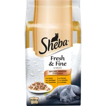 Влажный корм Sheba Fresh&Fine Мясной микс 6х50 г (4770608247089): Тип паучи