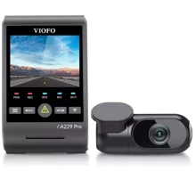 Viofo A229 Pro 4K + 2К з GPS та камерою заднього виду: Кут огляду, градусів 160