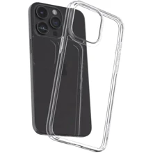 Чехол для iPhone Spigen Air Skin Hybrid Crystal Clear (ACS06645) for iPhone 15 Plus: Цвет прозрачный