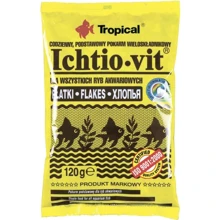 Корм для аквариумных рыб Tropical Ichtio-vit в хлопьях 1 л/120 г (5900469004074): Вид корма Хлопья